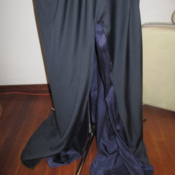 Sexy High slit Sequin Formal Prom Pageant Mother of Bride Dress Party Gown - Picture 10 of 11